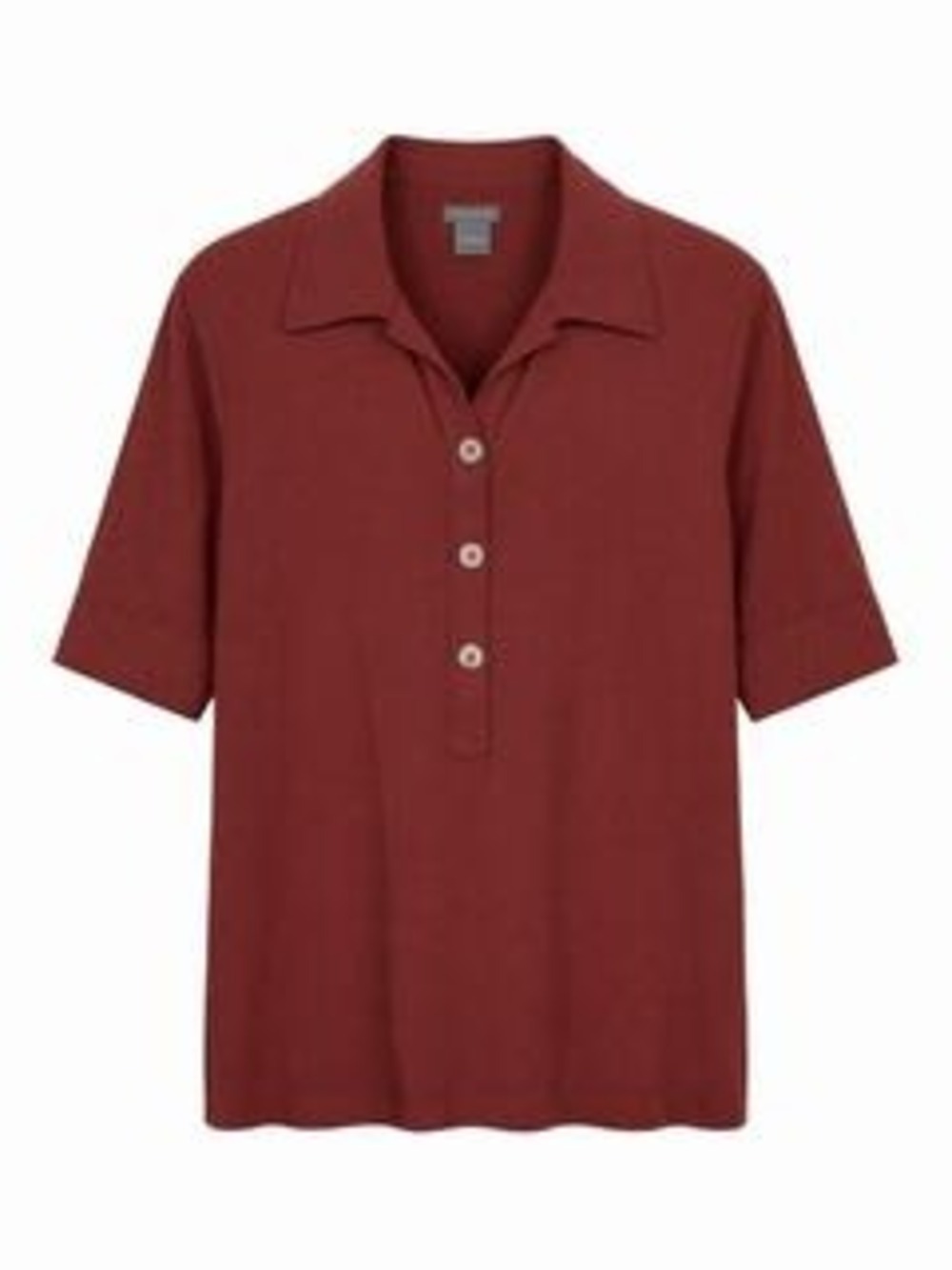 Ann Taylor Polo Shirt Women's L Red